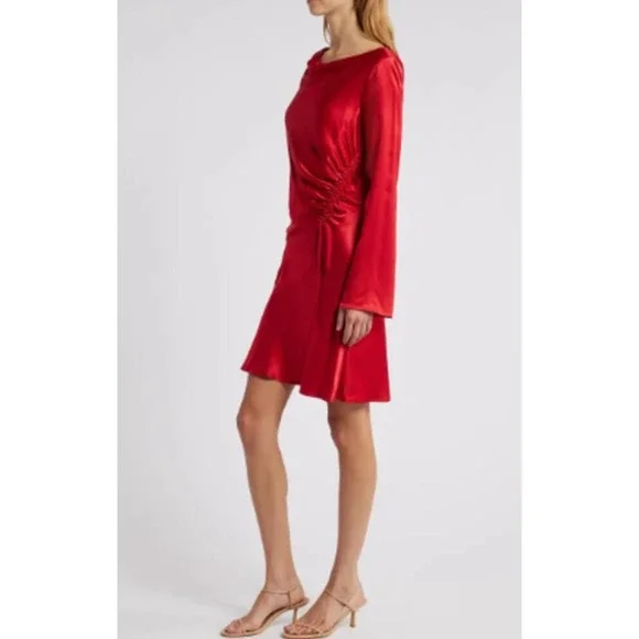 NWT Rails Alessandra Cowl Neck Mini Dress‎ in Scarlett Sz XL $238